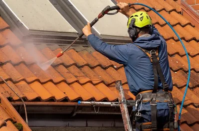 Démoussage et hydrofuge de toiture à Ève